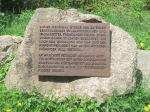 Forstarbeiterdenkmal Oberhof 1 Mai 2026.JPG
